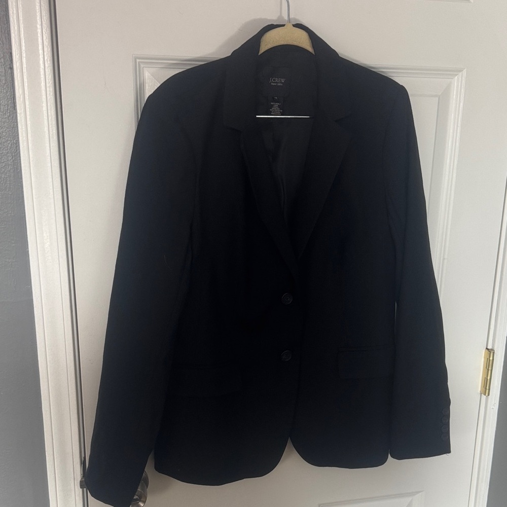 J. Crew Black Wool Blazer